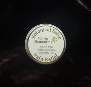 botanical salve tin