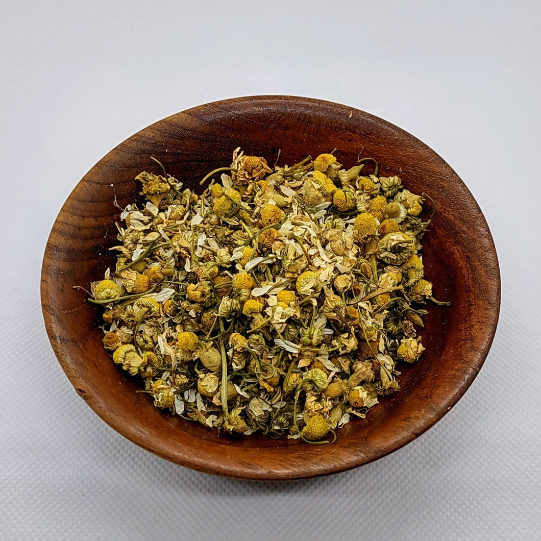 bowl of dried herbs