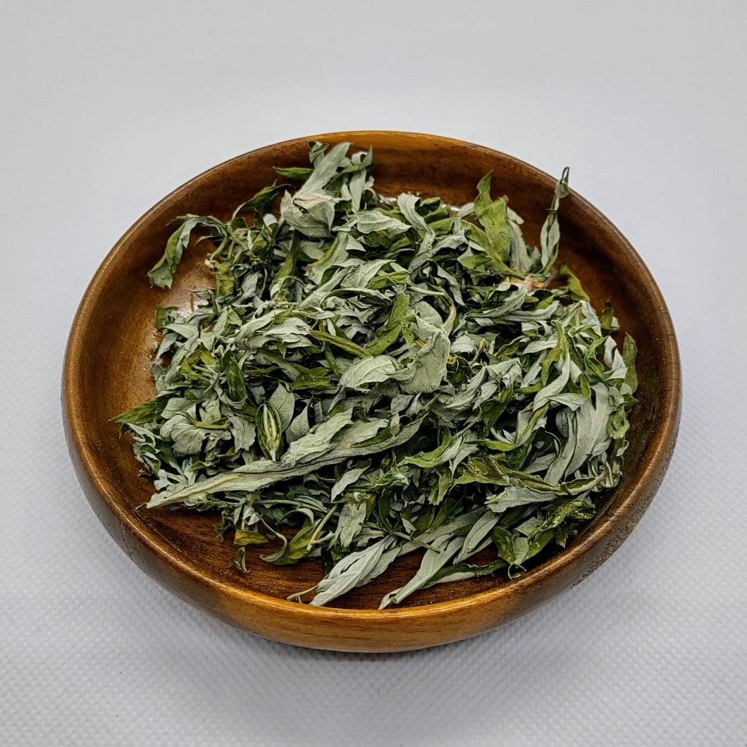 bowl of dried herbs