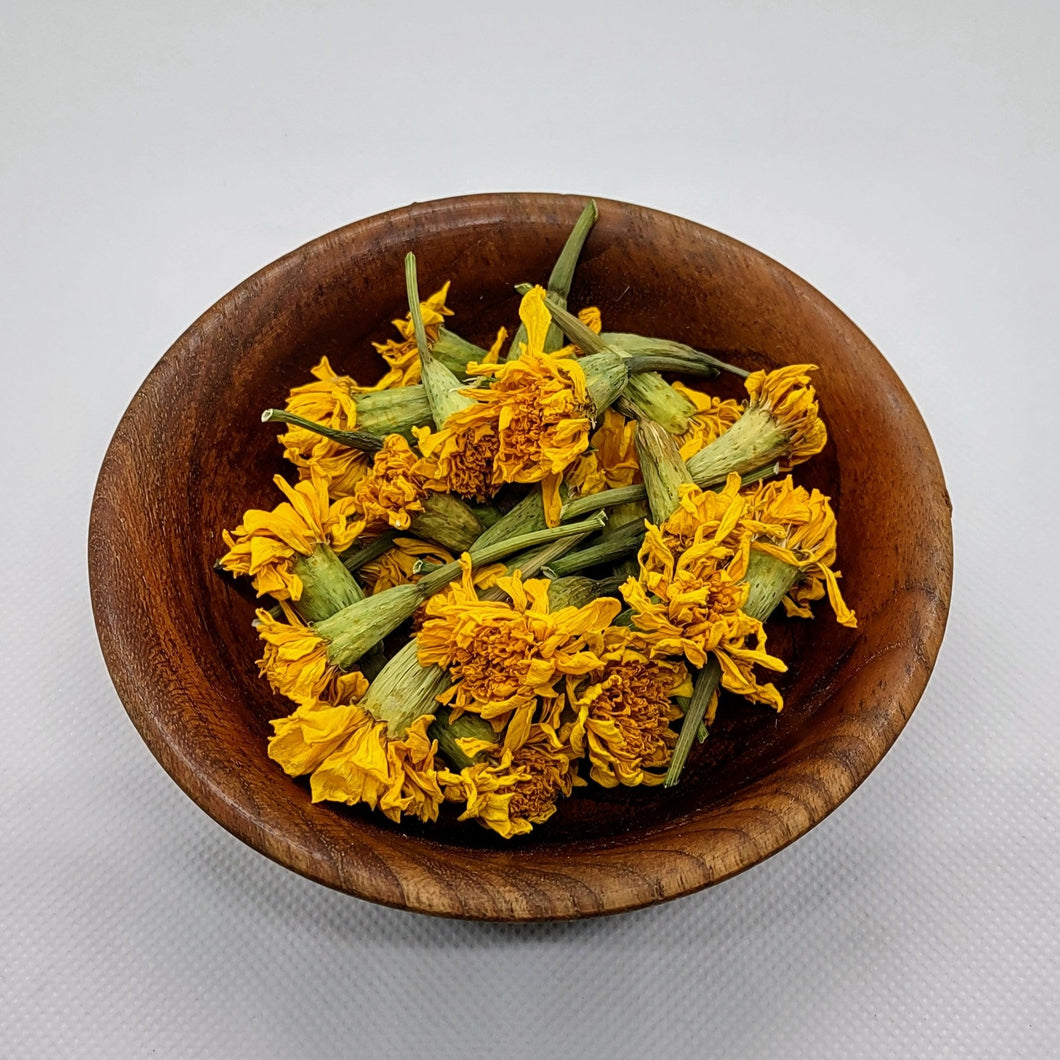 bowl of dried herbs